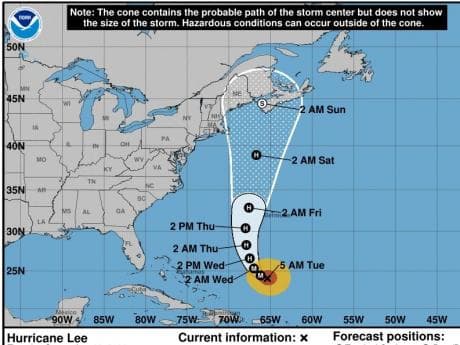 Bermudians on high alert as Hurricane Lee approaches island
