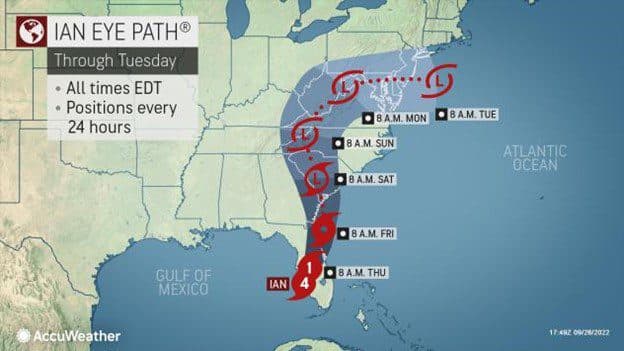 Prepare for worst case scenario with Hurricane Ian