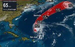 Bermuda under tropical storm warning due to Hurricane Earl
