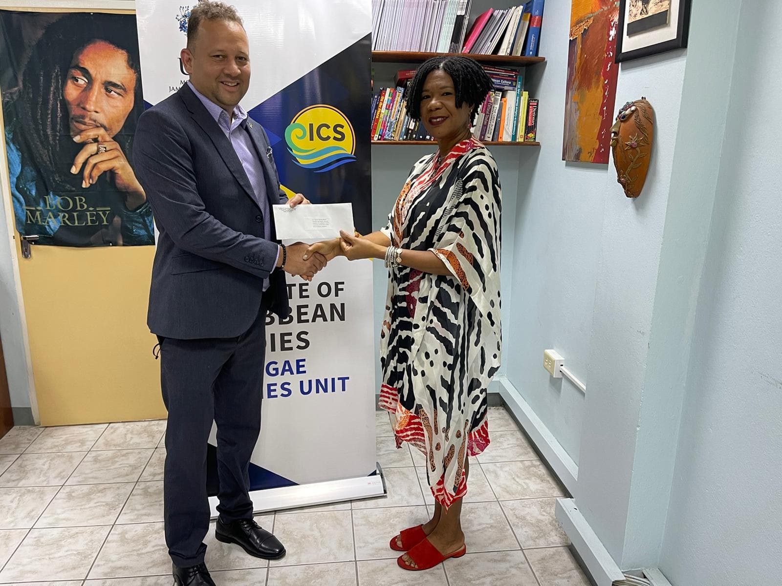 Diaspora Presents Reggae Scholarship to UWI's Institute of Caribbean Studies