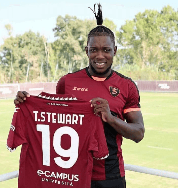 Jamaican footballer Trivante Stewart signs with Italian Serie A side Salernitana