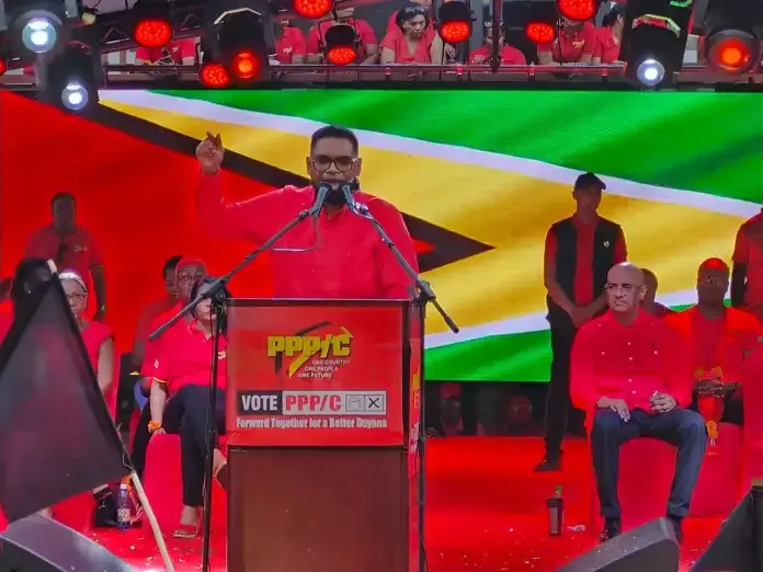 President Irfaan Ali announces largest mass promotion in Guyana Police Force history