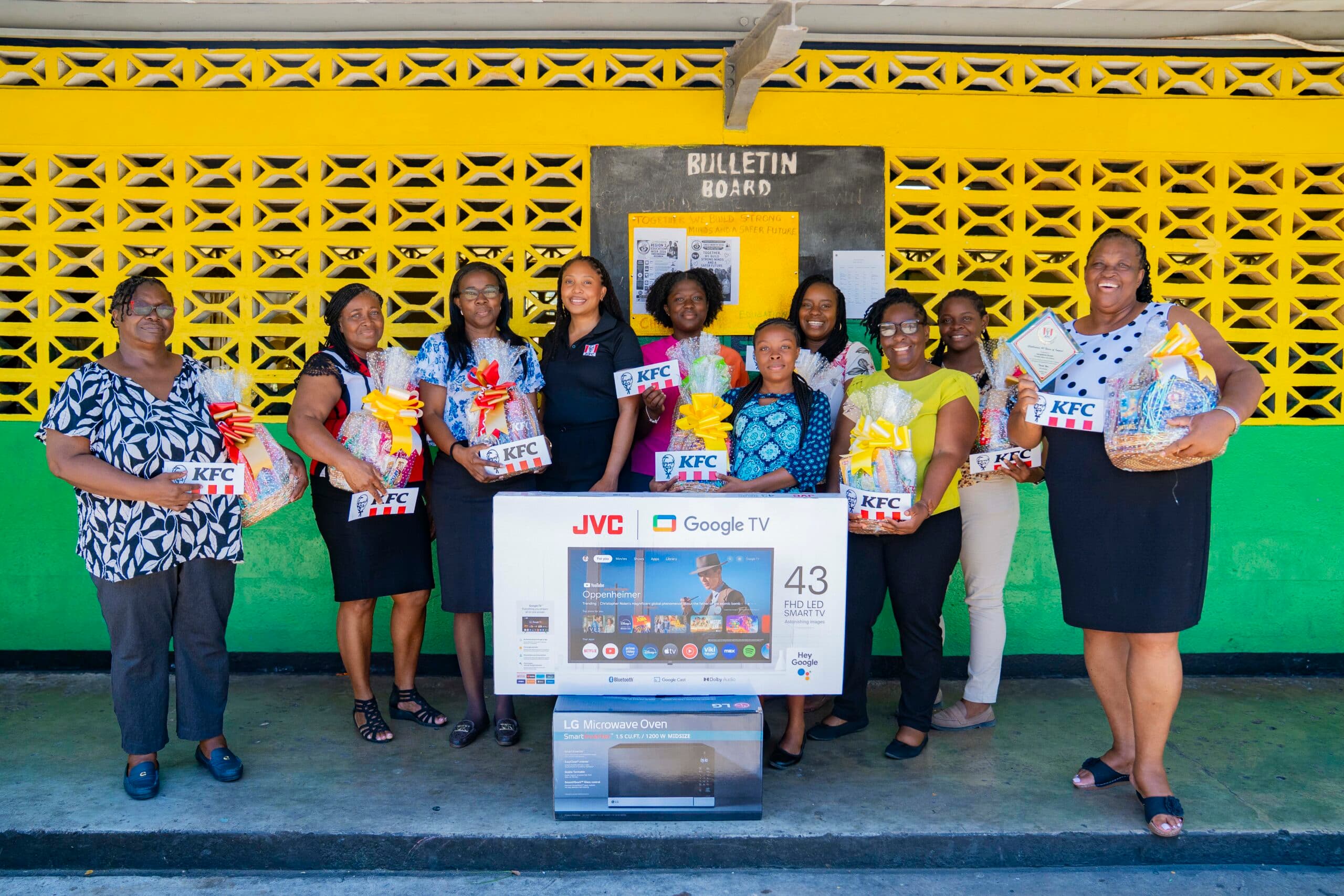 Poured into purpose: KFC Jamaica honors Principal Jacqueline Brown and Mount Zion educators