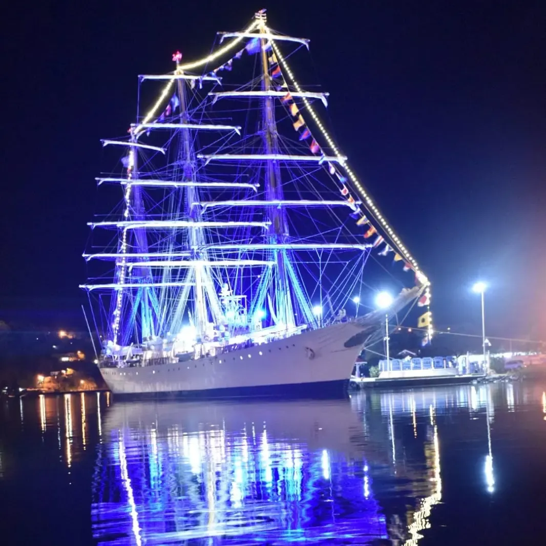 Argentine Frigate ARA Libertad completes training voyage in St Lucia