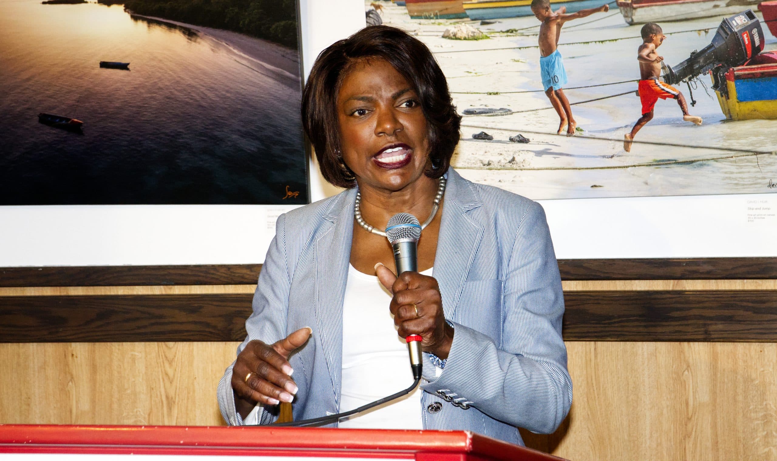 Val Demings Courts Caribbean Community in Senate bid