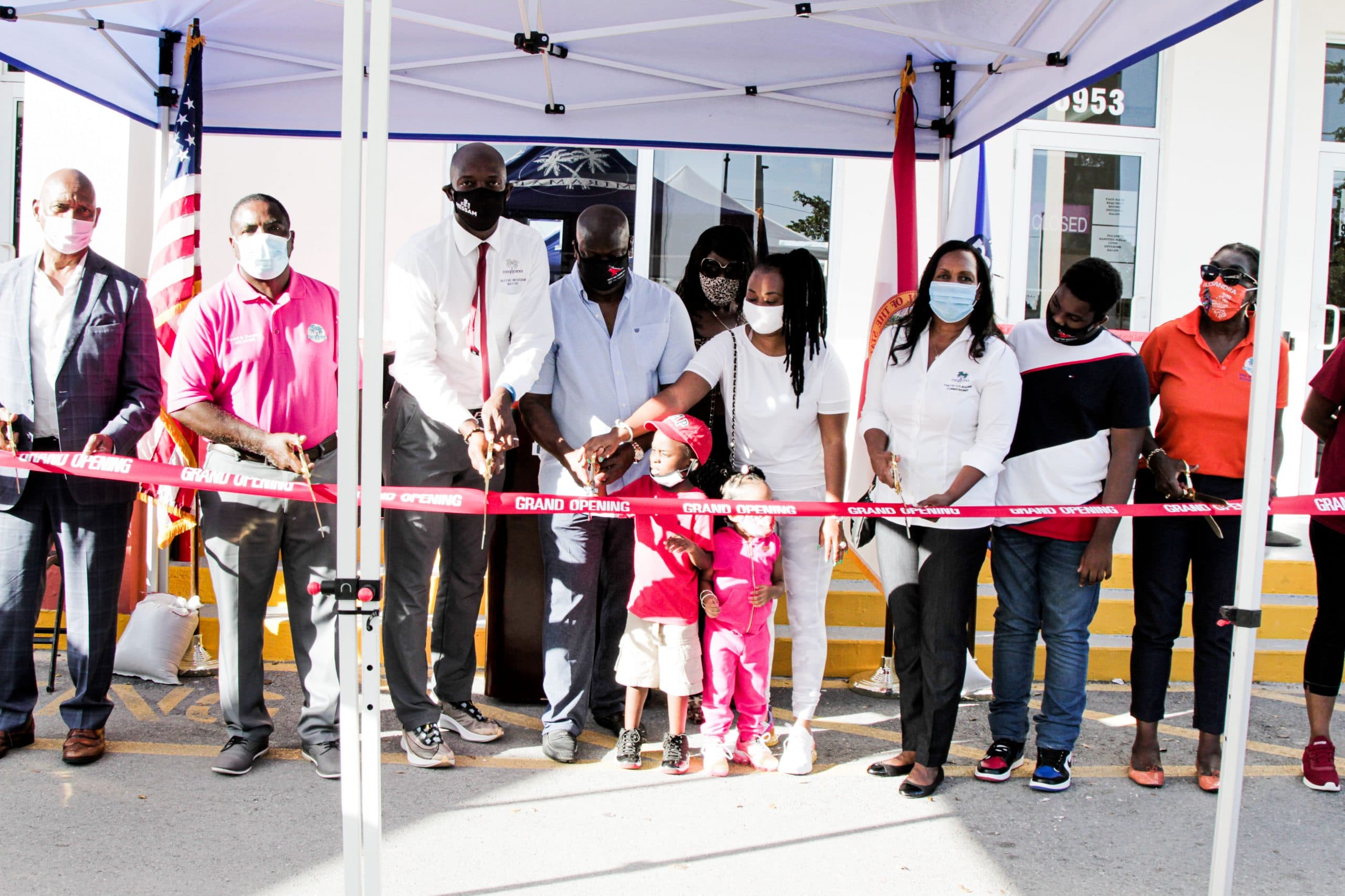 Miramar City Officials Host Grand Opening of the B&M Shopping Plaza