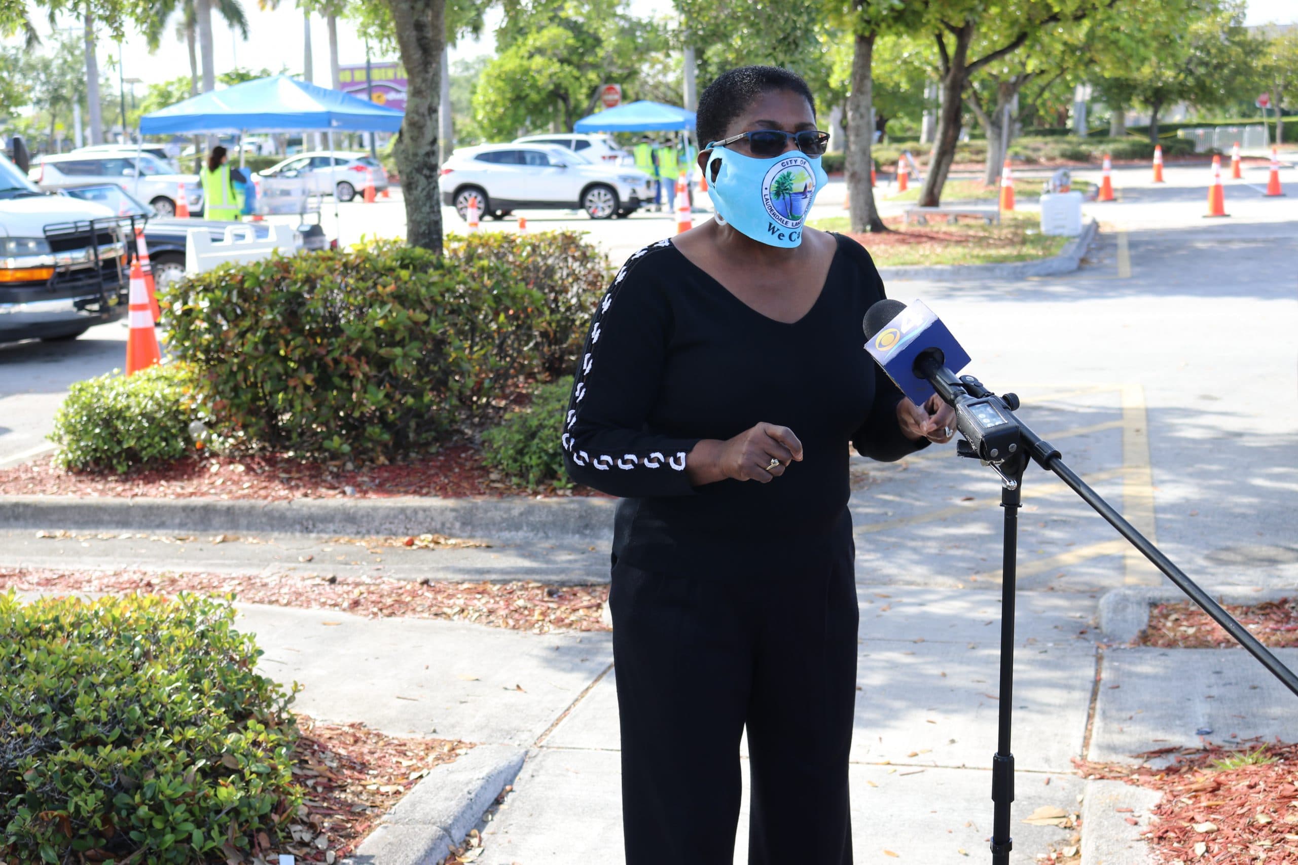 Lauderdale Lakes Mayor Hazelle Rogers Gets COVID-19 Vaccines, Encourages Residents to do the Same