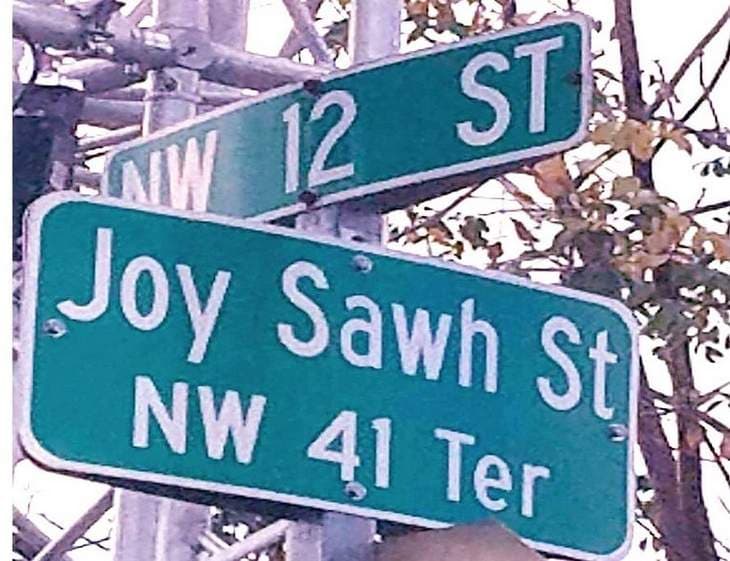 Some flak over re-naming of Lauderhill street