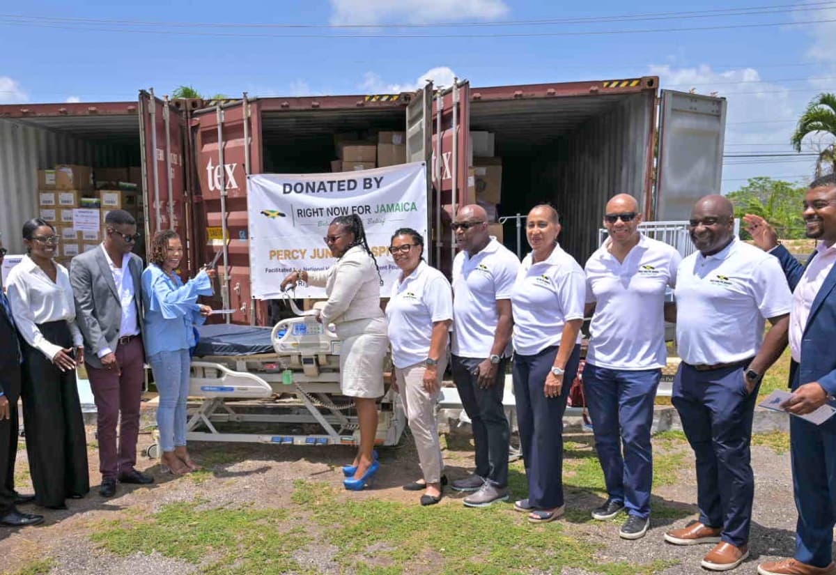 US-based Jamaican nonprofit donates J$60M in medical supplies to Percy Junor Hospital