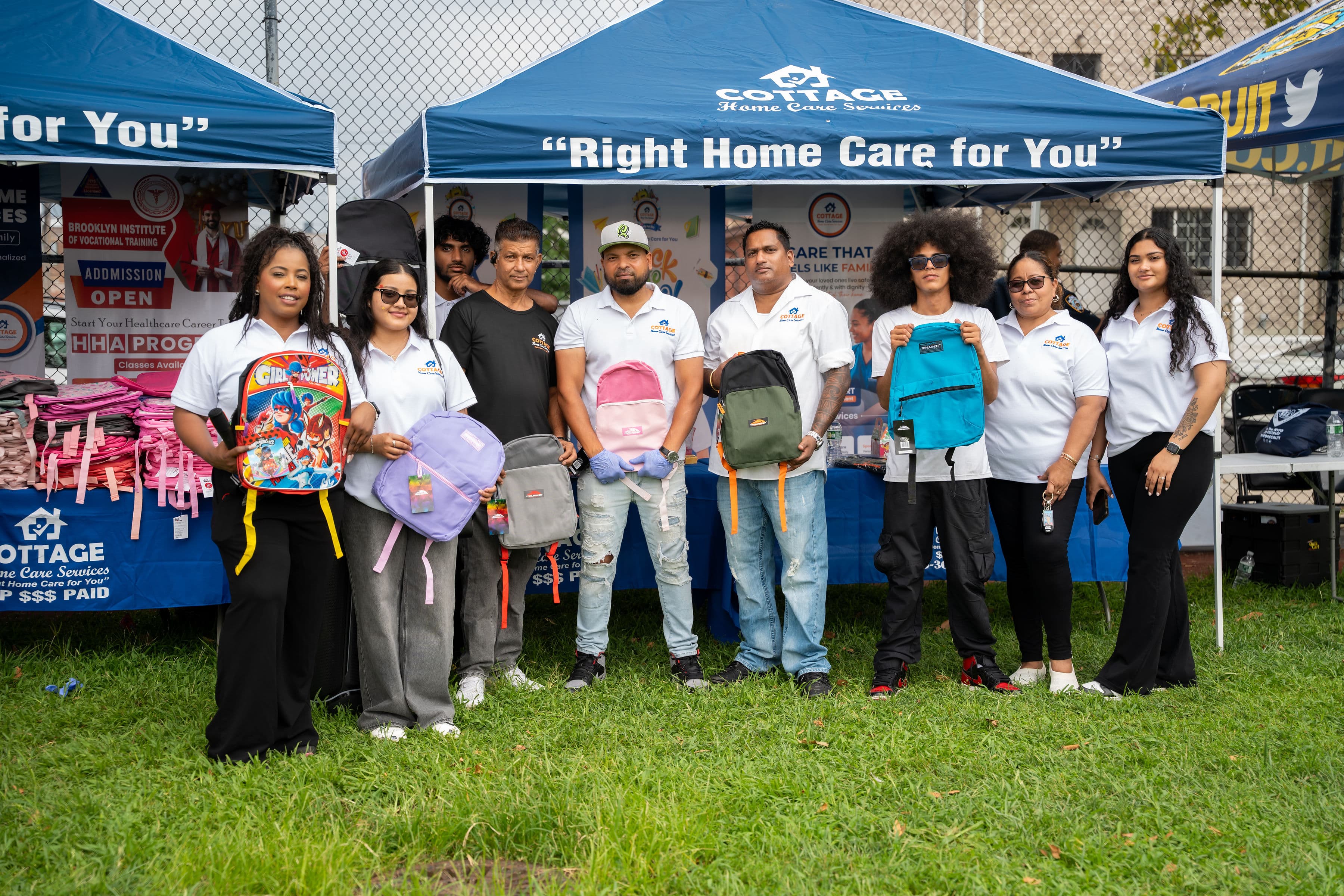 Cottage Home Care Services hosts back-to-school giveback for 500 children in Queens
