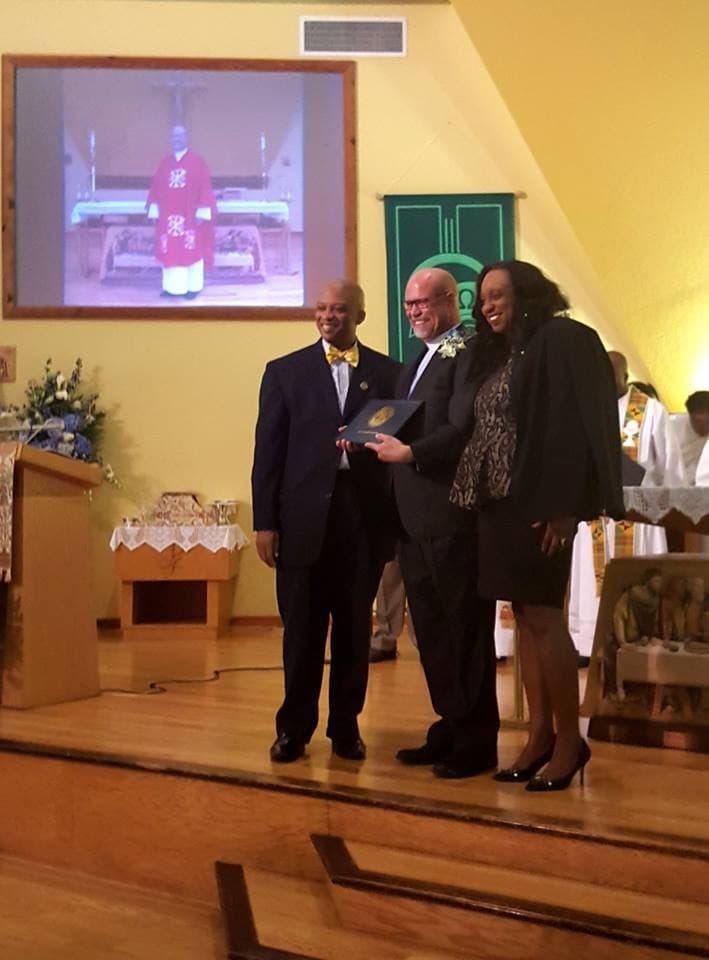 Father Horace Ward commemorates 20 years with joy