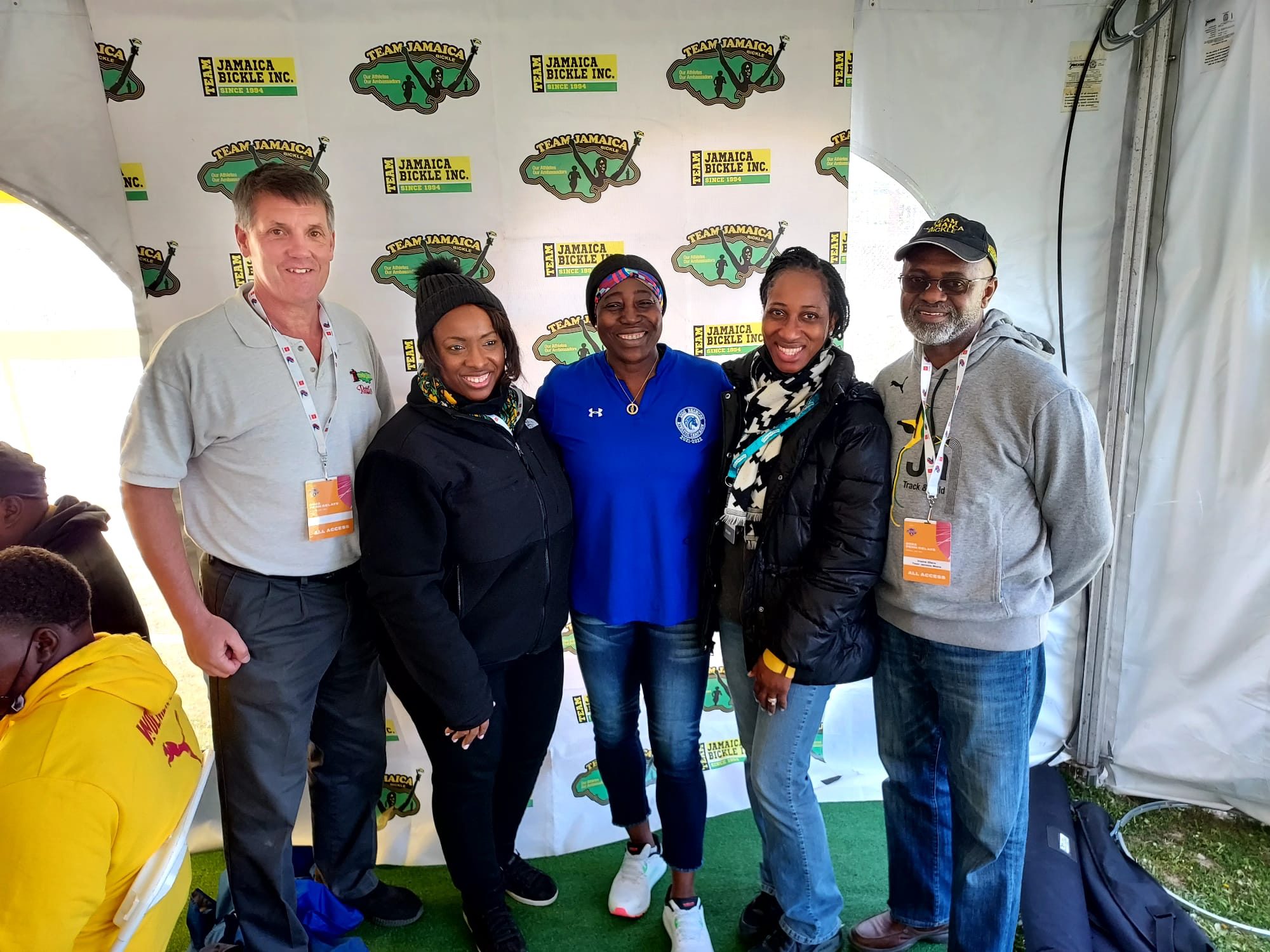 Team Jamaica Bickle support is valuable to athletes at Penn Relays