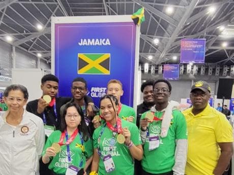 Jamaica strikes gold at Robotics Olympics in Singapore