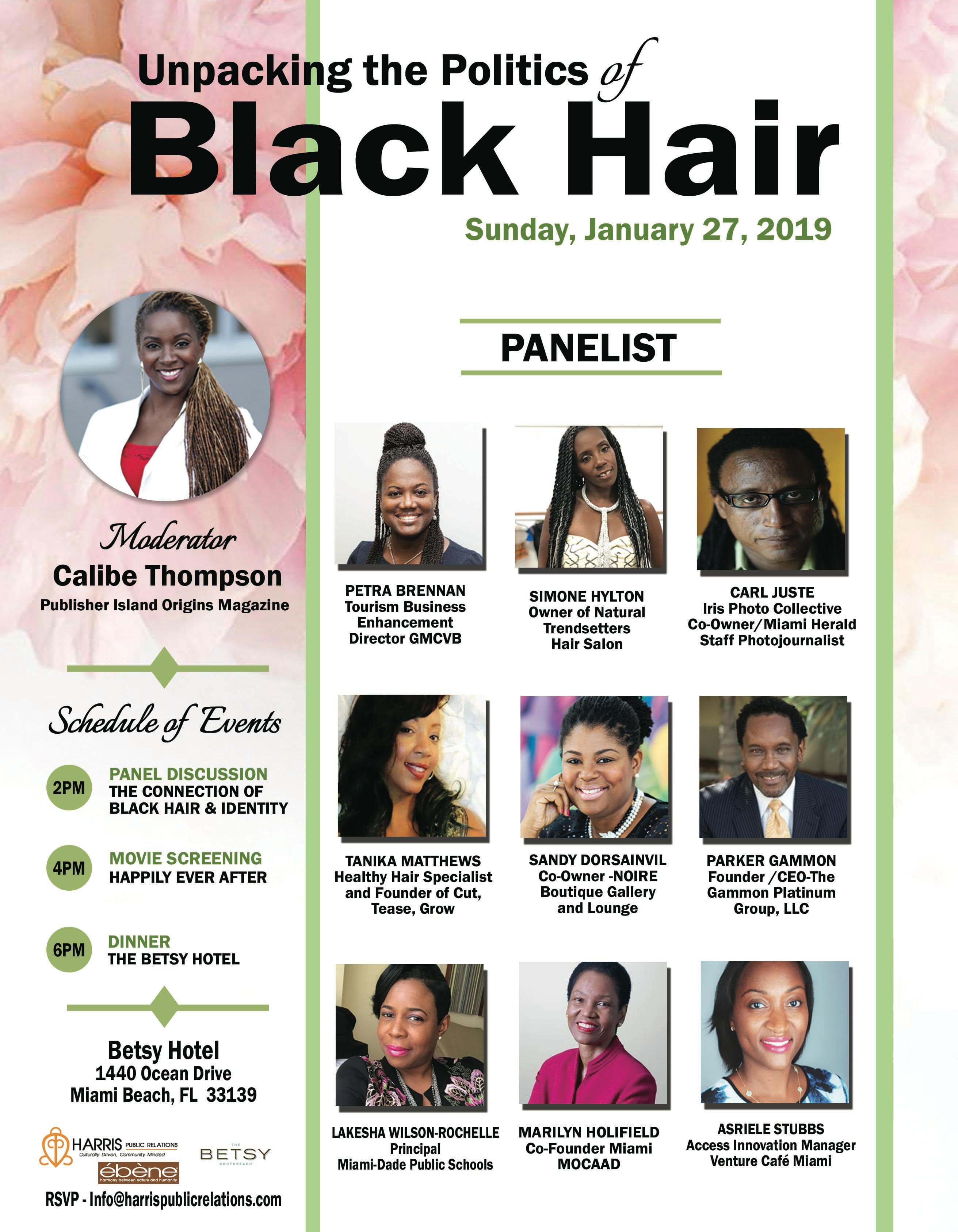 Unpacking the Politics of Black Hair: January 27th
