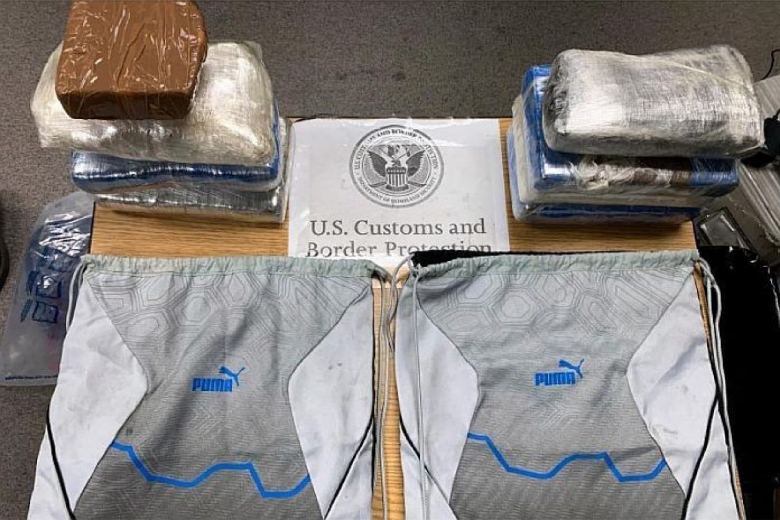 US Customs officers discover 18 pounds of cocaine on flight from Jamaica