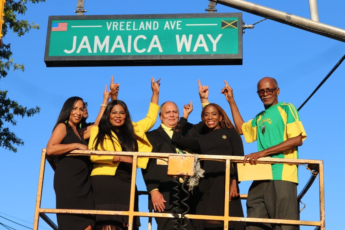 “Jamaica Way” Unveiled - Street Named in Honor of Jamaicans in Paterson, New Jersey