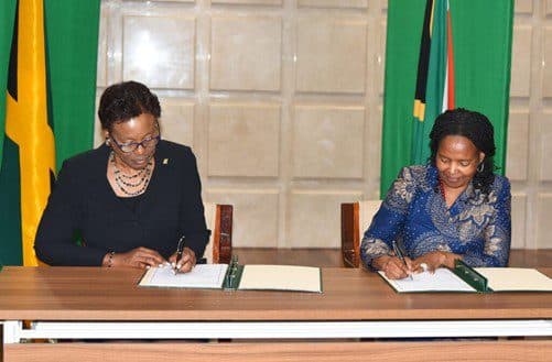 Jamaica and South Africa deepening relations
