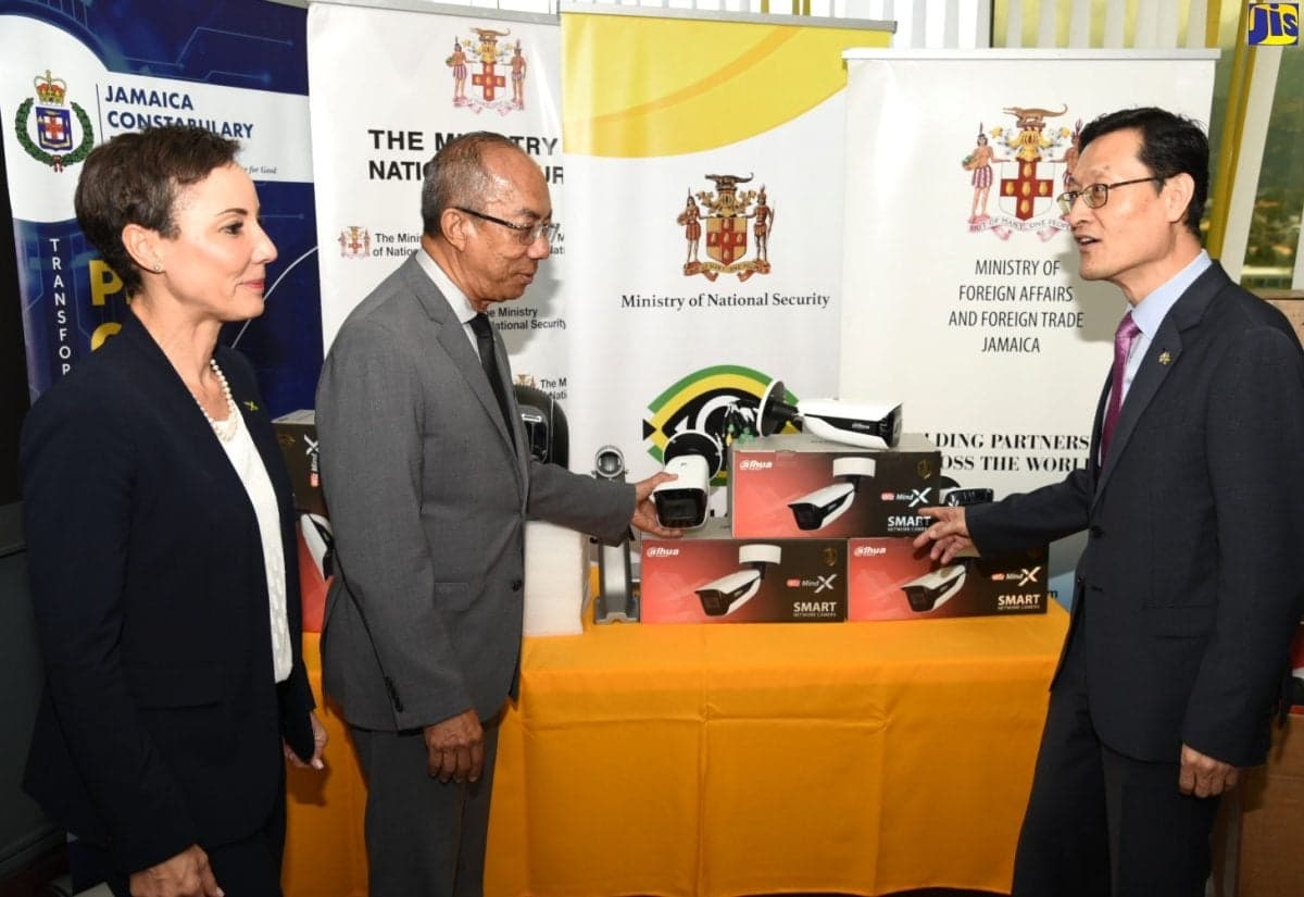 JamaicaEye Programme fortified with 215 CCTV cameras from Republic of Korea