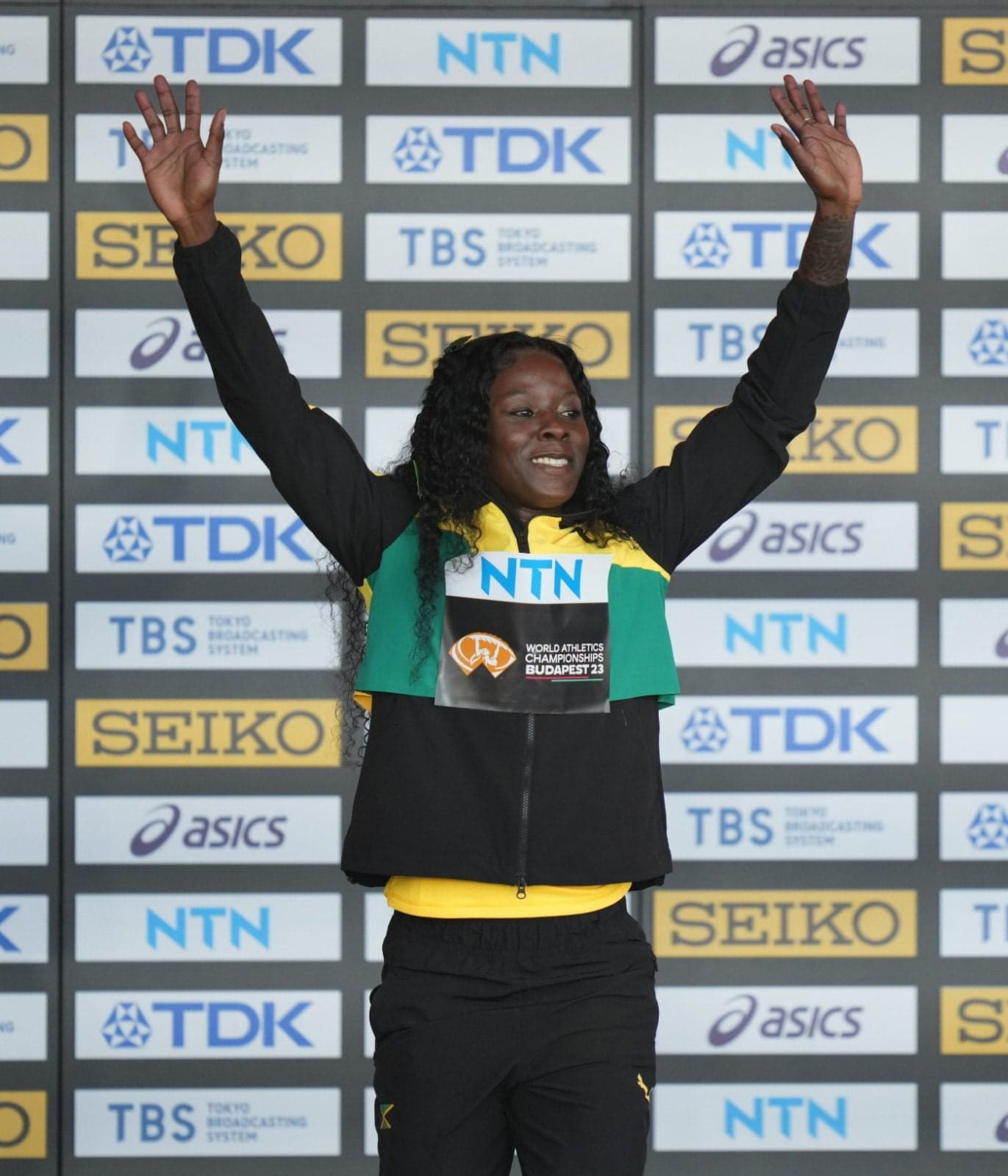 Jamaica's Jackson completes 200m golden double in second best time ever