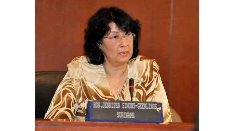 Jennifer Geerlings-Simons elected Suriname’s First Female President
