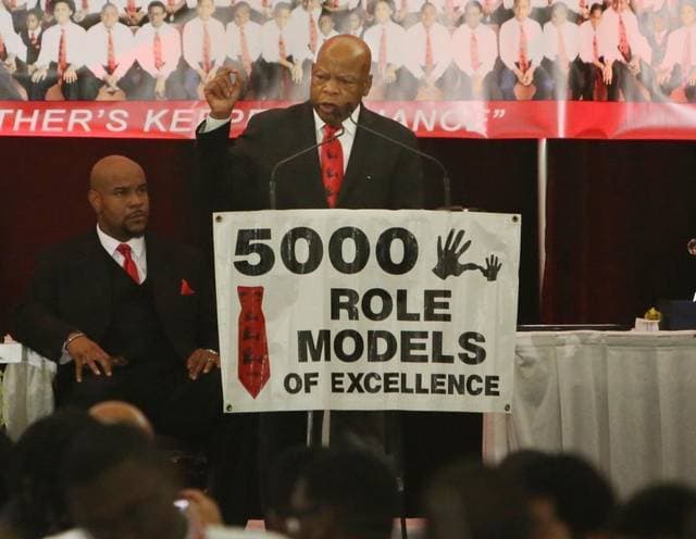 Congressman Lewis motivates Miami black youth in MLK address