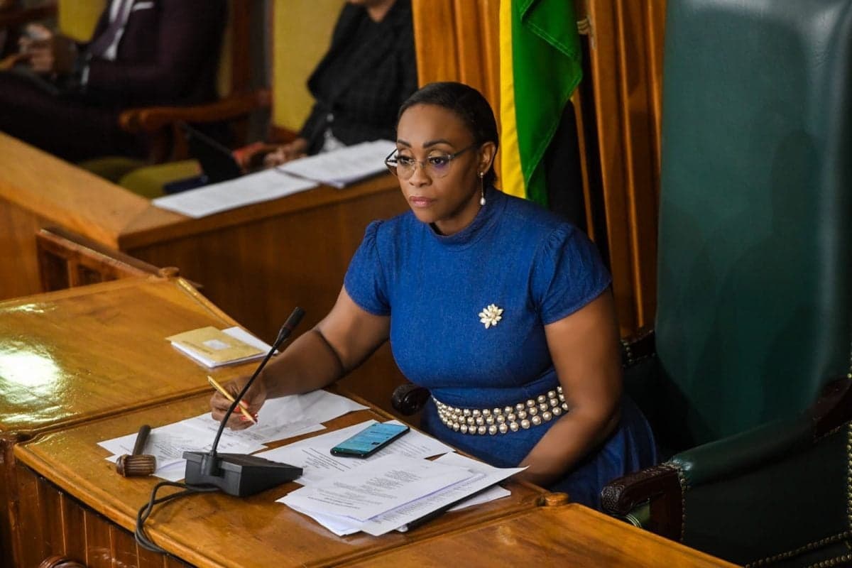 Juliet Holness returned as Speaker of the House amid Opposition boycott