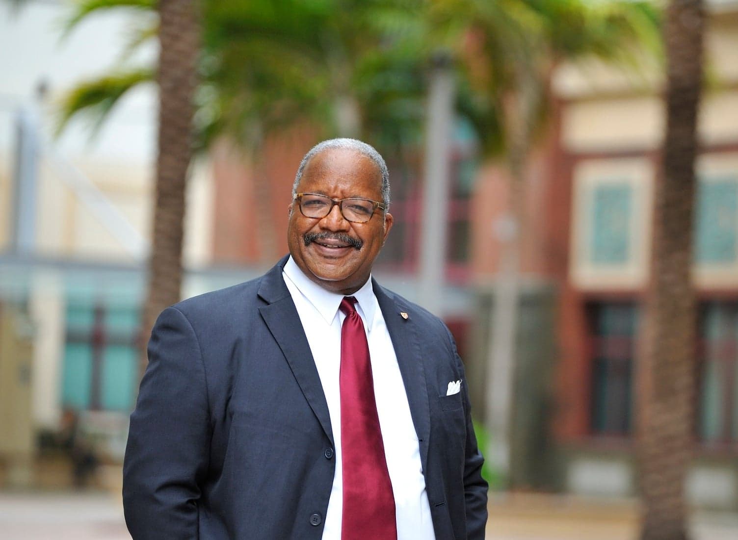 West Palm Beach Mayor Keith A James announces reduction in on-street homelessness