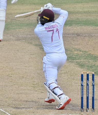Half-centuries for Kyle Mayers, Roston Chase in Drawn Tour Game