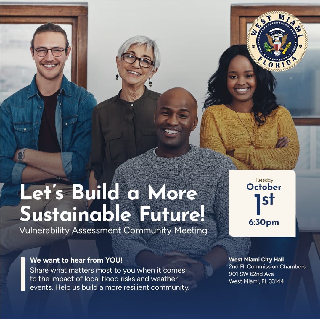 City of West Miami to host community meeting on vulnerability assessment