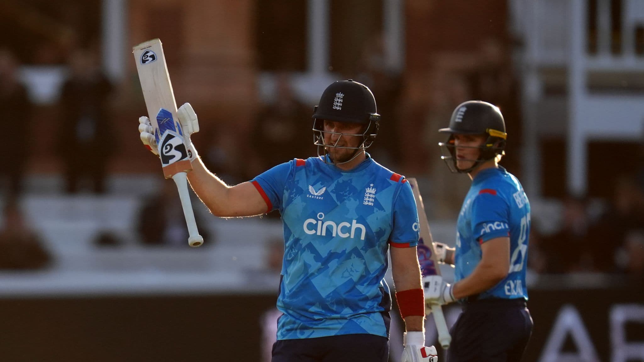 Livingstone's breakout century guides England to series-leveling victory over West Indies