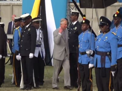 Prince Charles arrives in St. Lucia as first stop on Caribbean tour