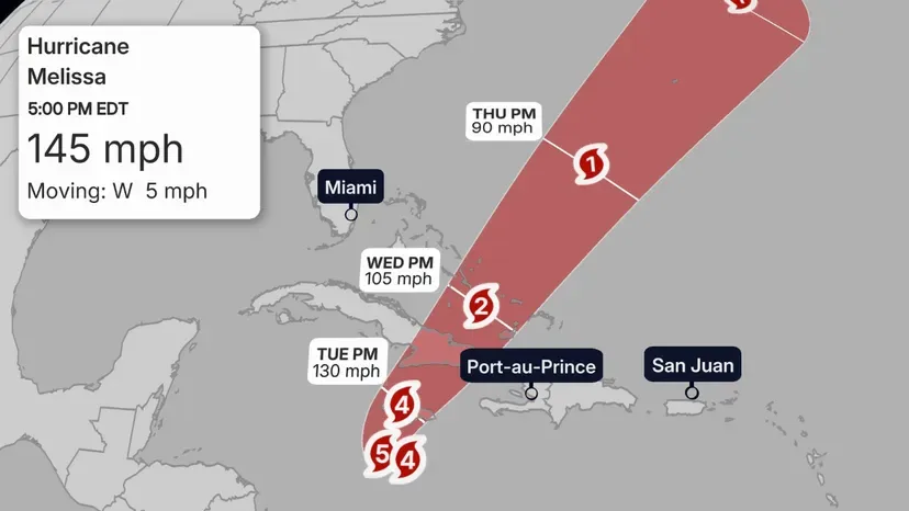 Hurricane Melissa intensifies to Cat. 4; Jamaica braces for heavy rainfall and strong winds