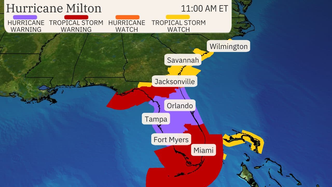 'If you stay, you will die,' Tampa Mayor urges residents to evacuate before Hurricane Milton hits
