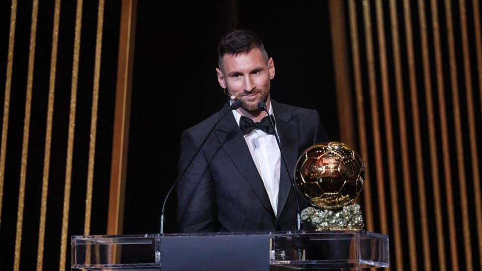 Messi wins record eighth Ballon d’Or after leading Argentina to World Cup glory