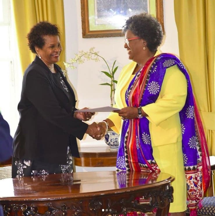 Mottley sworn in as Prime MInister of Barbados