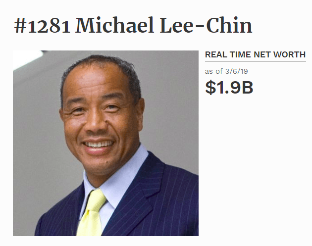 Jamaica's Michael Lee-Chin Is The Only Caribbean Billionaire on Forbes List