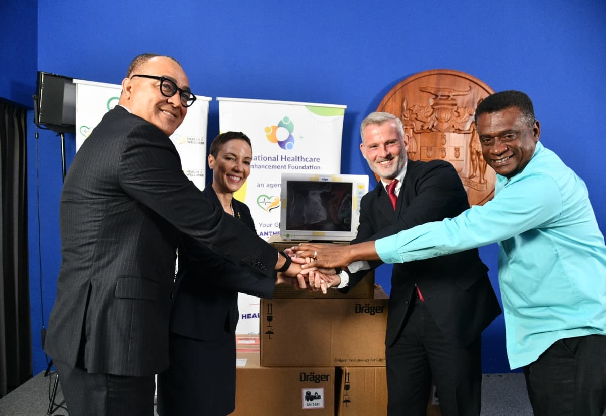Germany donates patient monitors to bolster Jamaica’s healthcare system