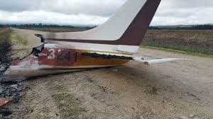 Burnt plane found in Belize cornfield