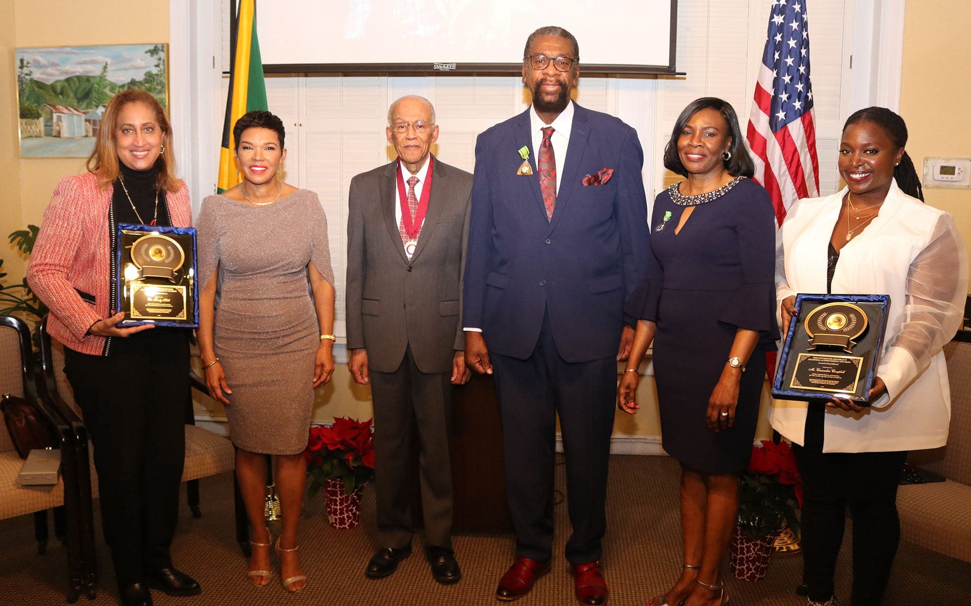 Jamaican Diaspora Members Receive National Awards at Washington Embassy