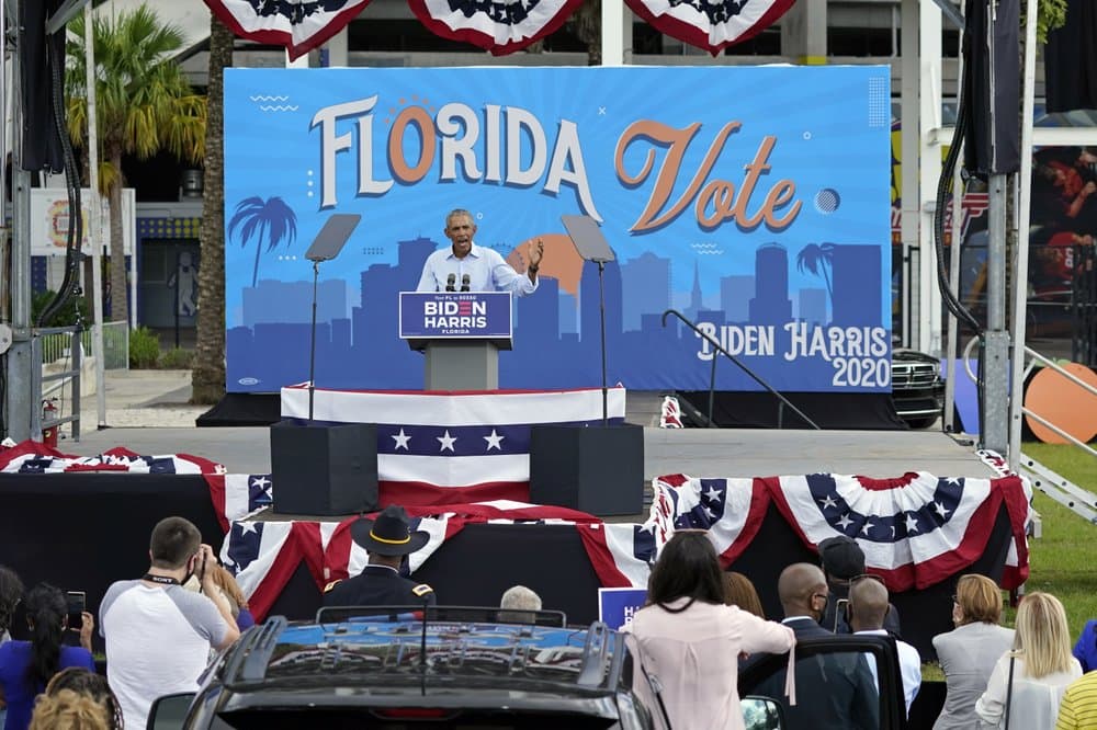 Obama, Ivanka Trump Campaign in Florida as Key Race Tightens