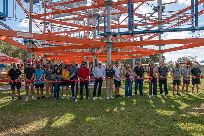 Shark Wake Park opens new ropes course at Okeeheelee Park