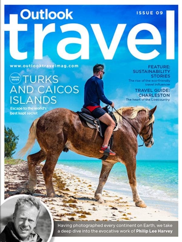 The Turks and Caicos Islands Is the Cover of Outlook Travel Magazine