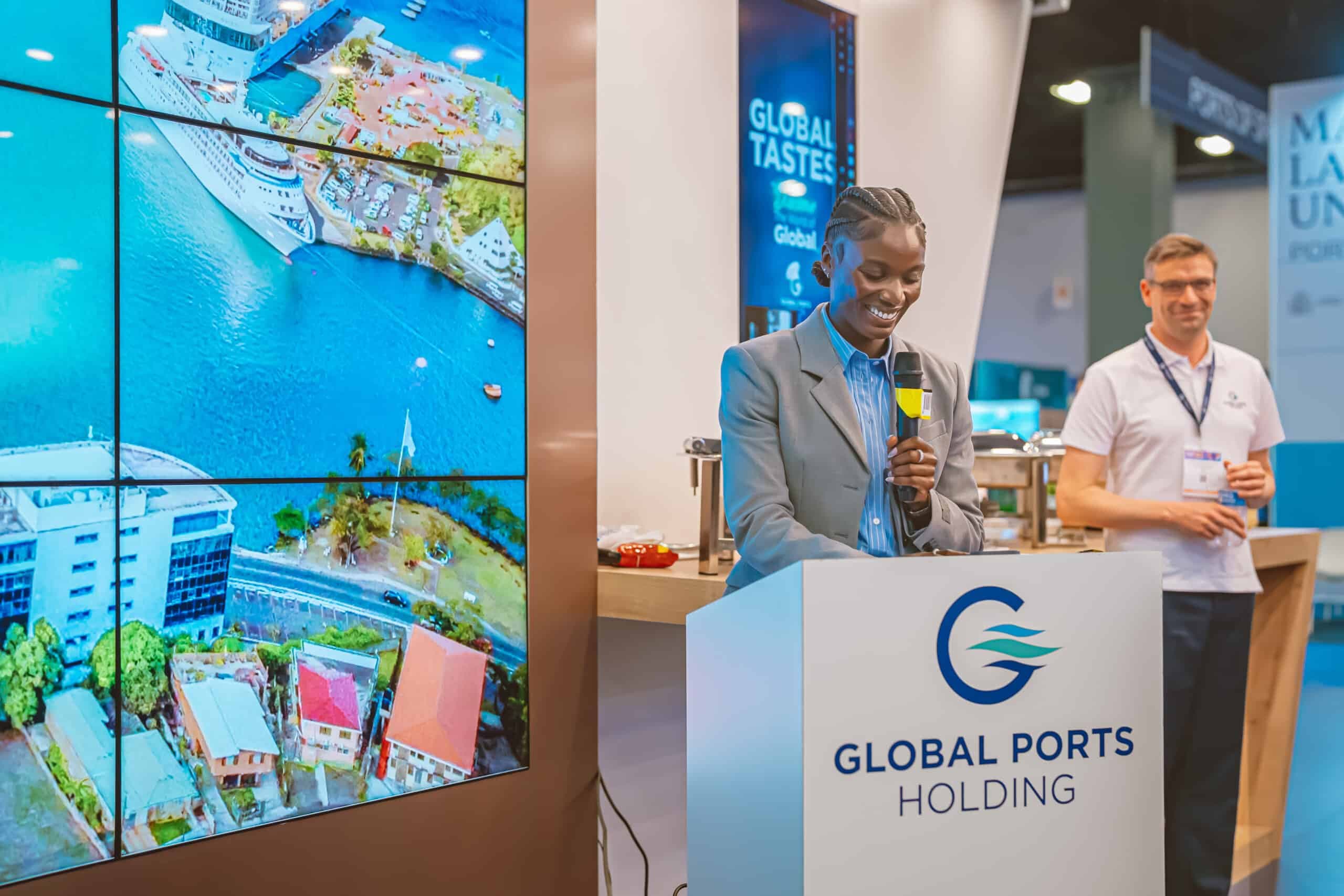 Julien Alfred joins St. Lucia Cruise Port to promote major cruise upgrades