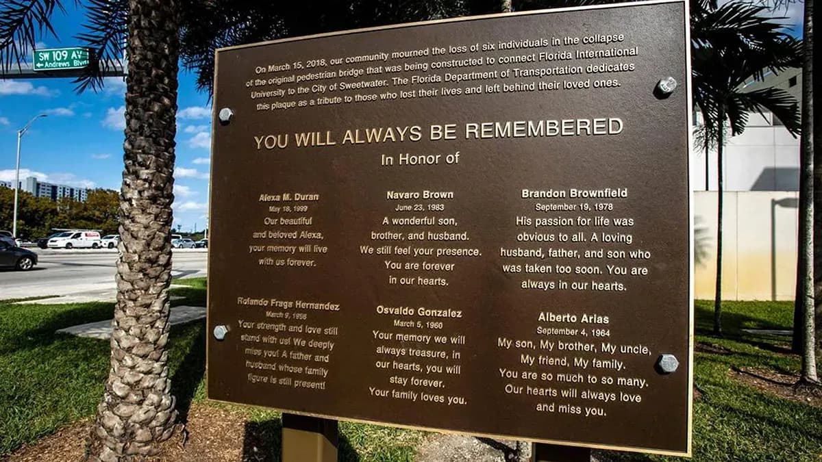 FIU commemorates lives lost in pedestrian bridge collapse