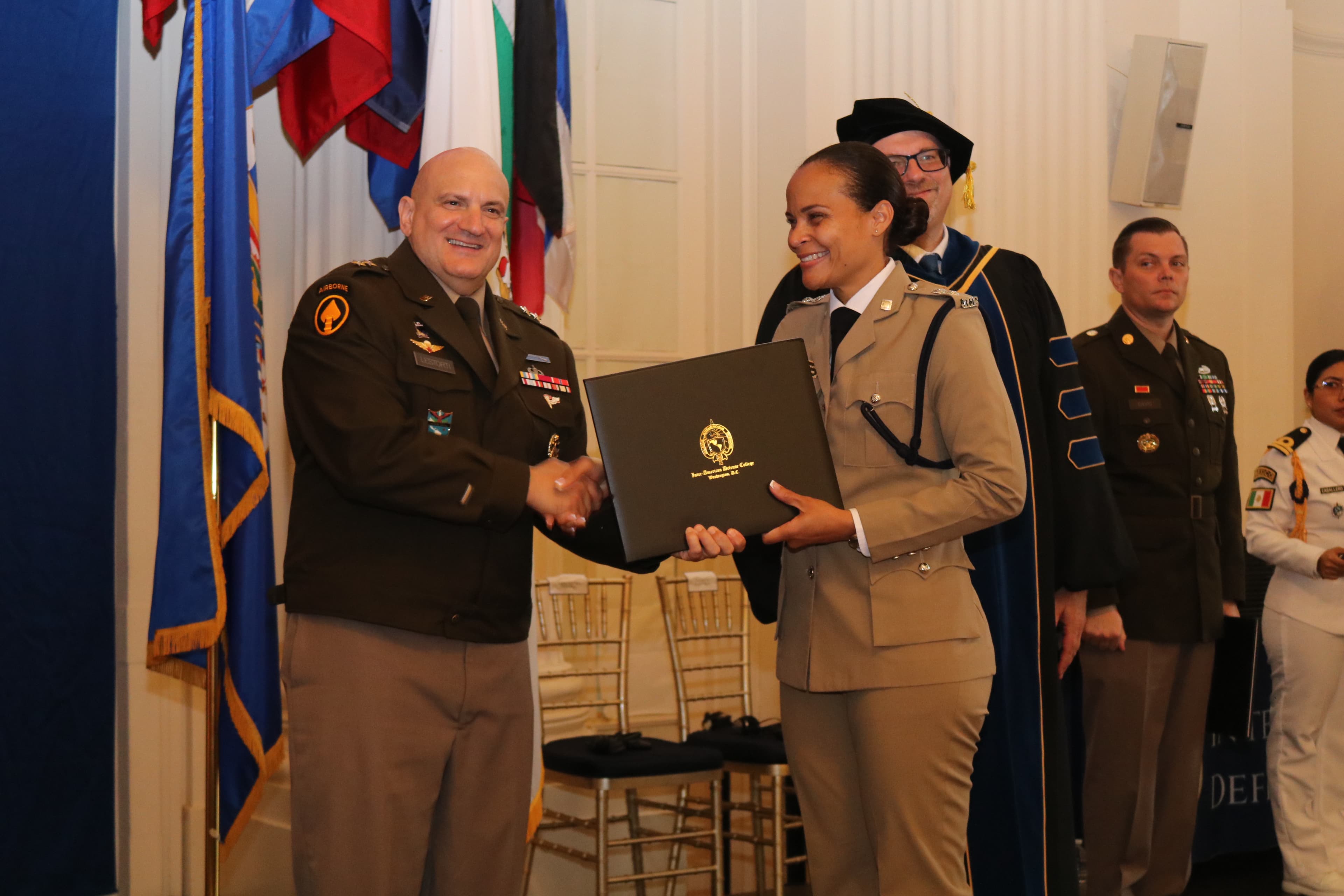 Jamaican security attaché makes history as first graduate of Inter-American Defense College