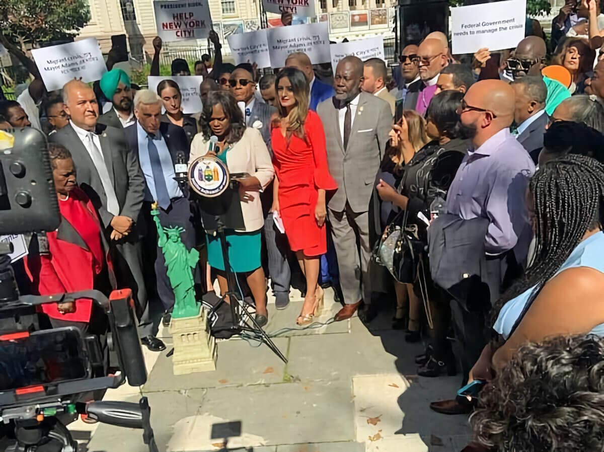 Brooklyn democrats rally for assistance to Caribbean immigrants