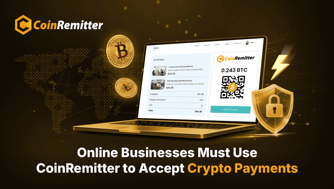 Why modern online businesses must use CoinRemitter to accept crypto payments