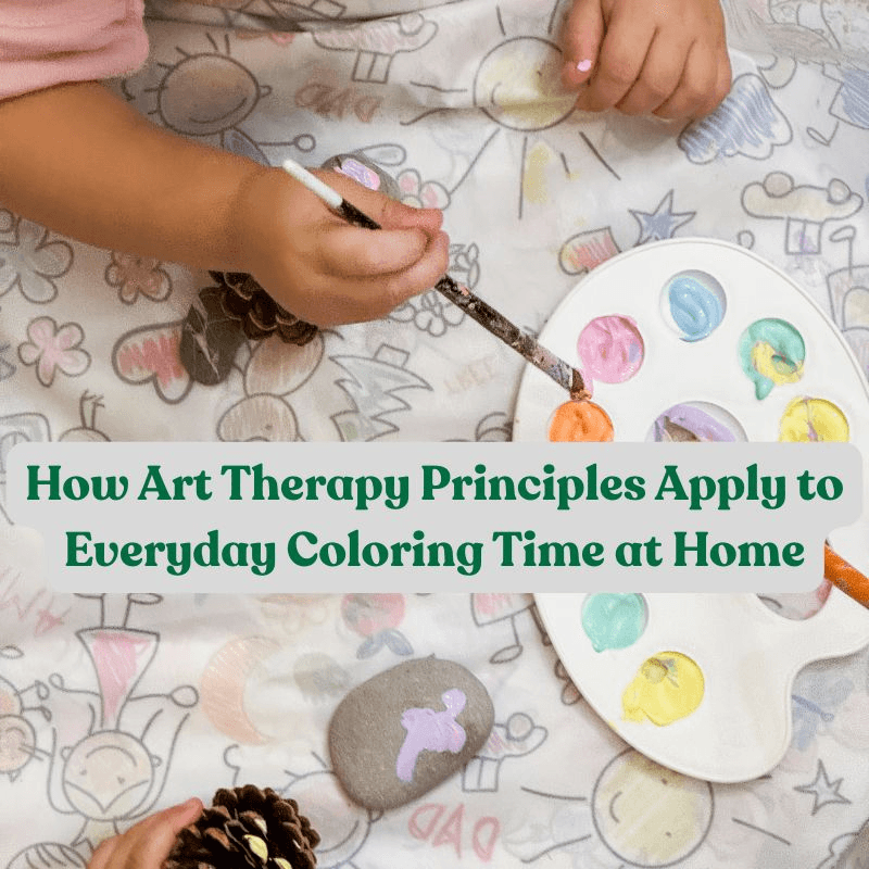 How art therapy principles apply to everyday coloring time at home