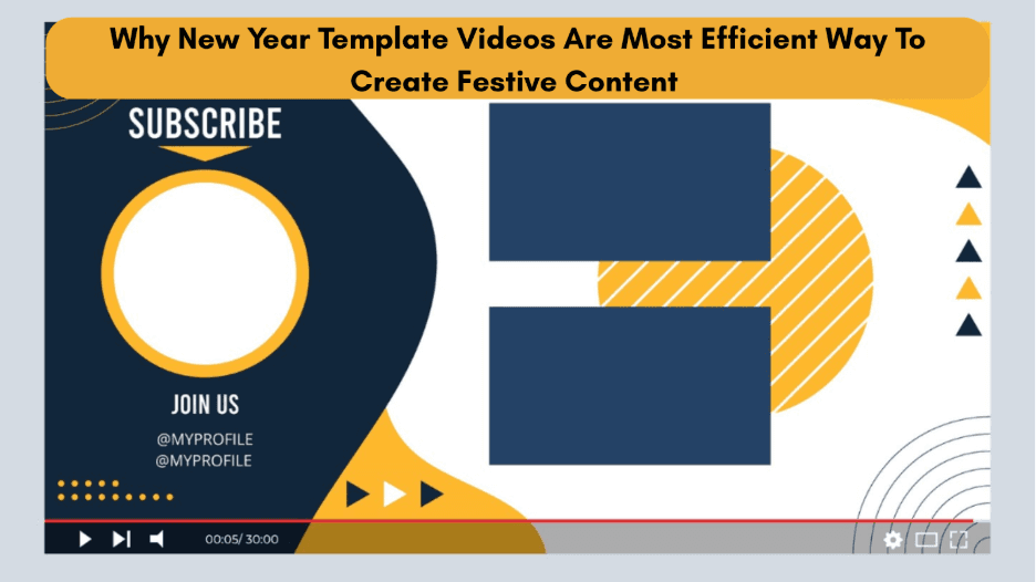 Why New Year template videos are most efficient way to create festive content
