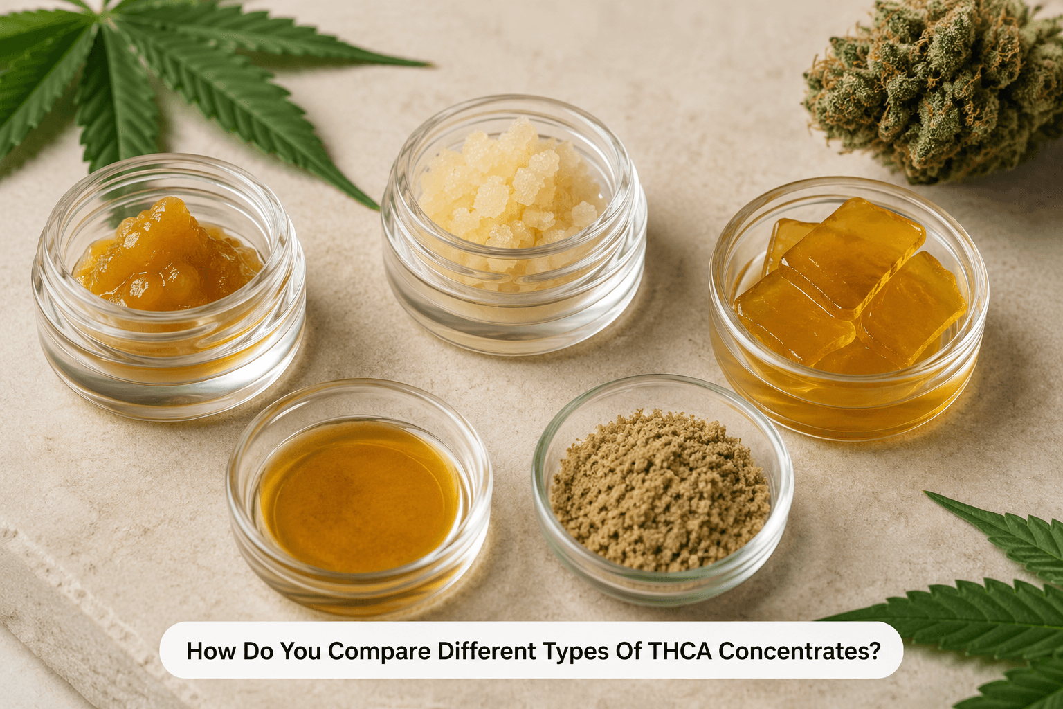 How Do You Compare Different Types Of THCA Concentrates?